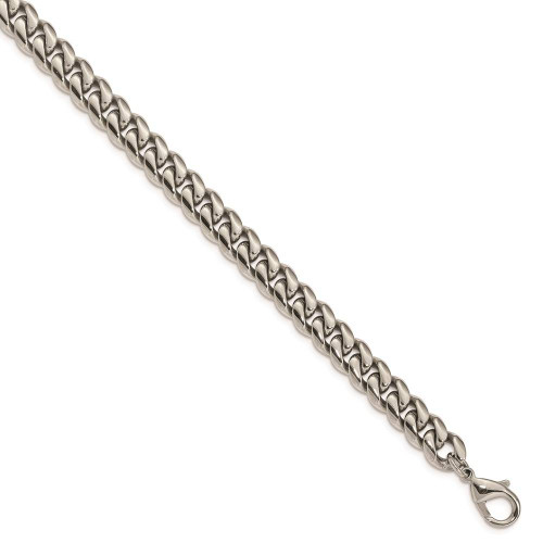 Image of 24" Stainless Steel 10.15mm Polished Curb Chain Necklace