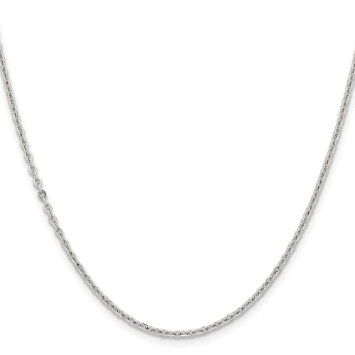 Image of 24" Stainless Steel Polished 2.3mm Cable Chain Necklace