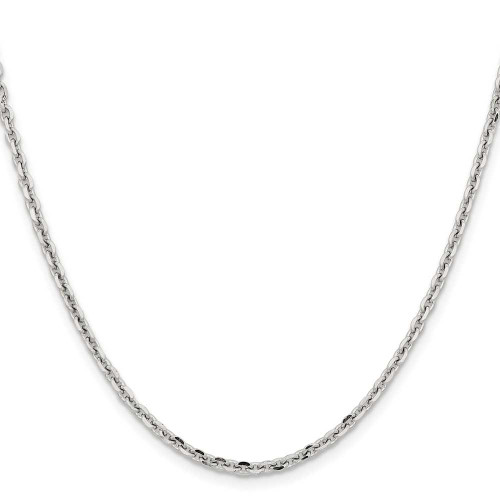 Image of 24" Stainless Steel Polished 2.7mm Cable Chain Necklace