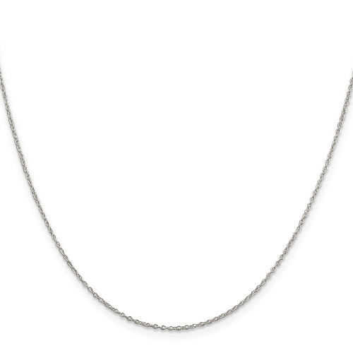 Image of 24" Sterling Silver 1.10mm Forzantina Cable Chain Necklace