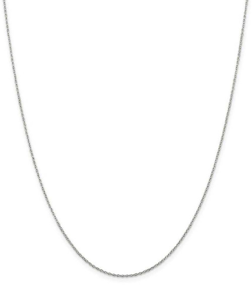 Image of 26" Sterling Silver 1.30mm Forzantina Cable Chain Necklace