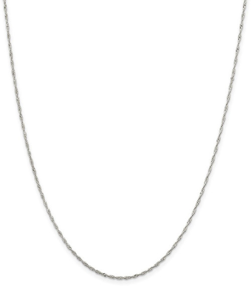 26" Sterling Silver 1.4mm Singapore Chain Necklace