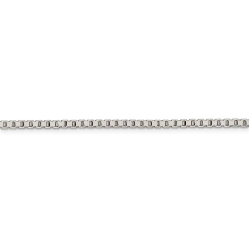 Image of 26" Sterling Silver 2.5mm Box Chain Necklace