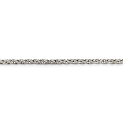 Image of 26" Sterling Silver 2.75mm Diamond-cut Spiga Chain Necklace