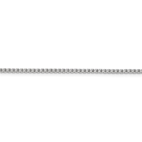 Image of 26" Sterling Silver 2mm Diamond-cut Round Box Chain Necklace