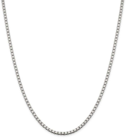 Image of 26" Sterling Silver 3.25mm Box Chain Necklace