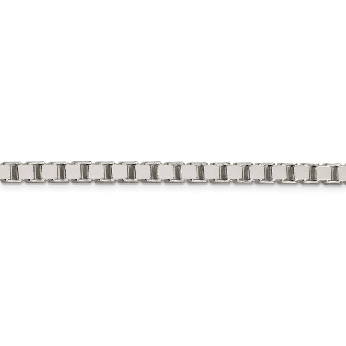 Image of 26" Sterling Silver 4.5mm Box Chain Necklace