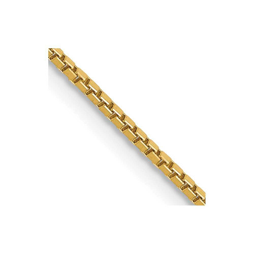Image of 28" 14K Yellow Gold 1.05mm Box Chain Necklace