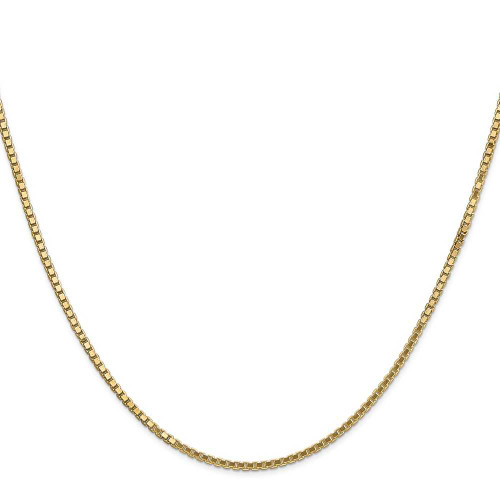 Image of 28" 14K Yellow Gold 1.5mm Box Chain Necklace