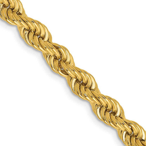 Image of 28" 14K Yellow Gold 5mm Regular Rope Chain Necklace
