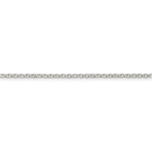 Image of 28" Sterling Silver 2mm Rolo Chain Necklace with Spring Ring Clasp