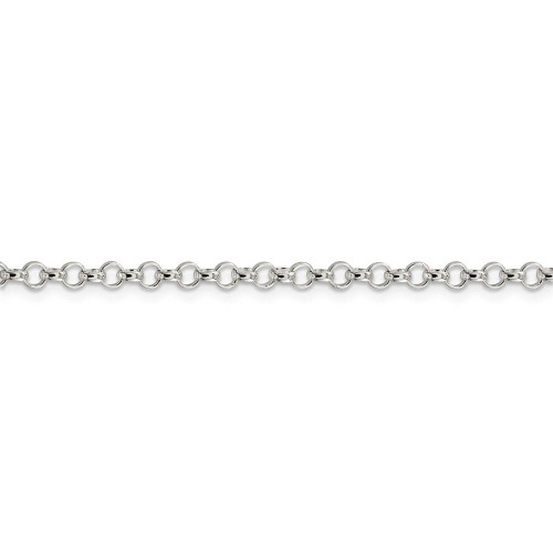 Image of 28" Sterling Silver 3mm Rolo Chain Necklace