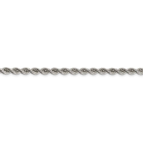 Image of 28" Sterling Silver 4.3mm Solid Rope Chain Necklace