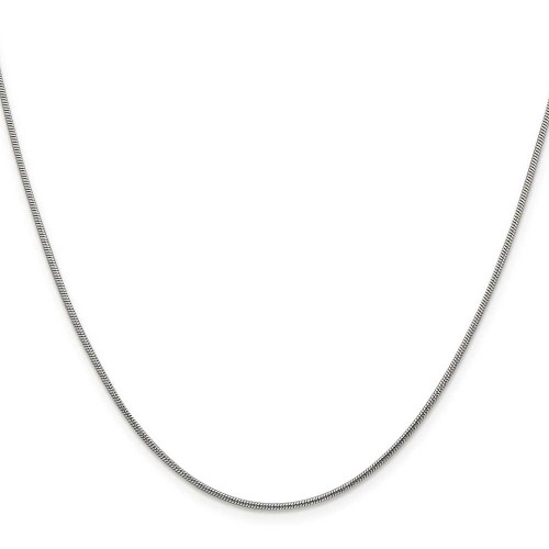 Image of 30" Sterling Silver 1.2mm Snake Chain Necklace
