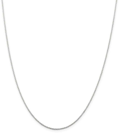 Image of 30" Sterling Silver 1mm Cable Chain Necklace
