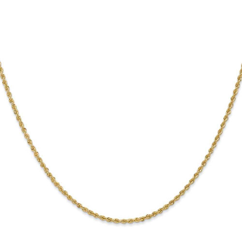 Image of 36" 14K Yellow Gold 1.50mm Regular Rope Chain Necklace