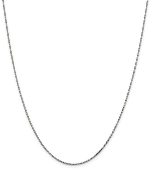 Image of 36" Sterling Silver 1.2mm Snake Chain Necklace