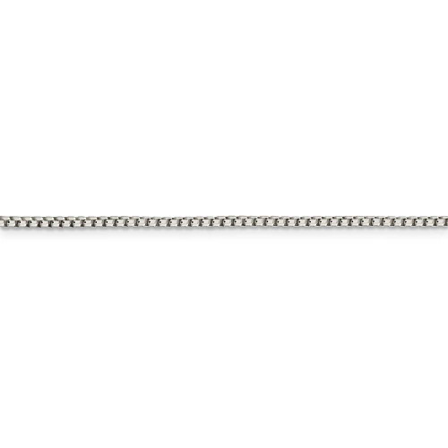 Image of 36" Sterling Silver 1.75mm Round Box Chain Necklace