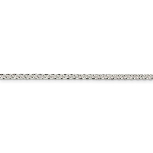 Image of 36" Sterling Silver 2.5mm Round Spiga Chain Necklace