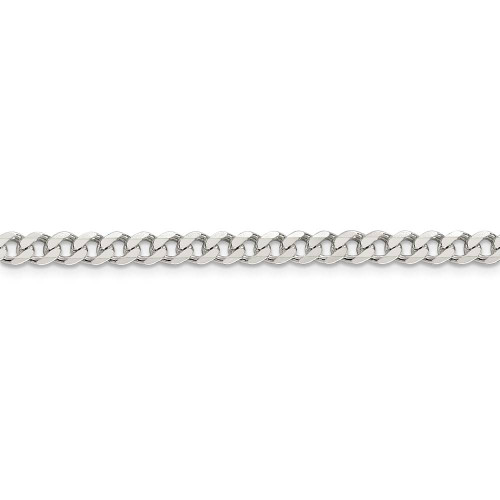 36" Sterling Silver 4.5mm Curb Chain Necklace