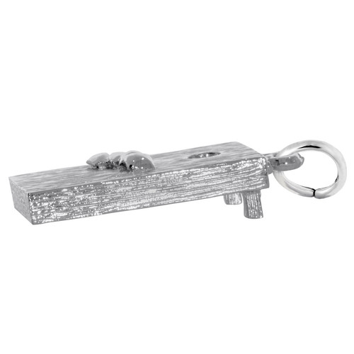 Corn Hole Game Charm - 1754-Silver-Corn-Hole-Game-v2-RC
