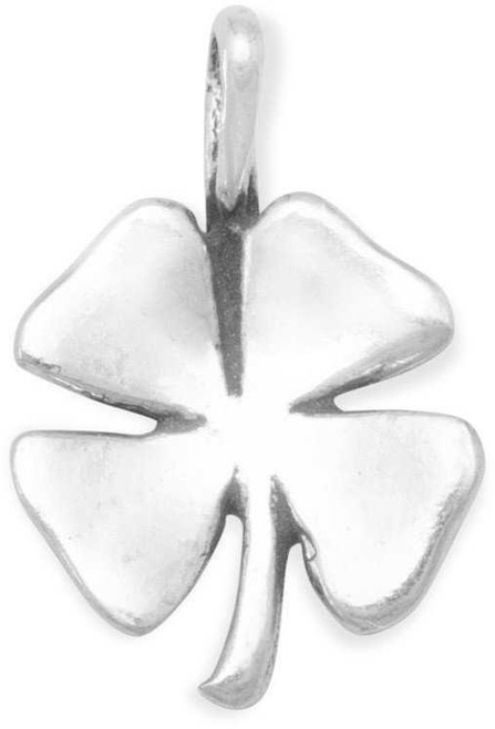 Image of 4 Leaf Clover Charm 925 Sterling Silver