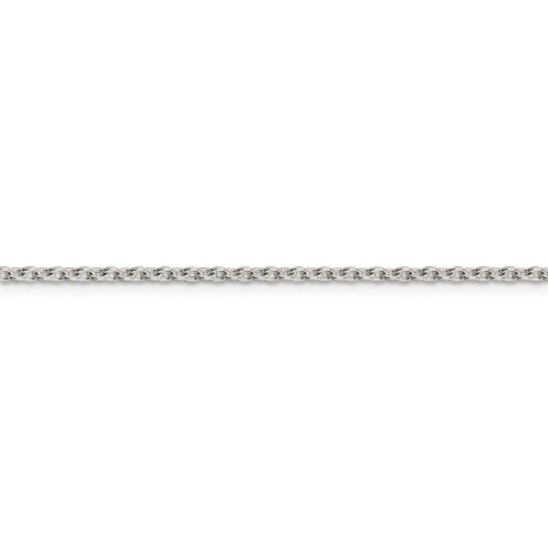 Image of 42" Sterling Silver 2.25mm Cable Chain Necklace