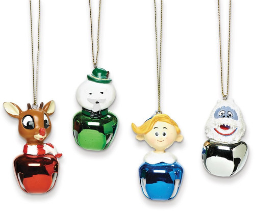 4-Piece Rudolph & Friends Jingle Buddy Ornaments