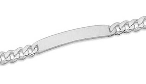 Image of 7" 180 Curb ID Bracelet 925 Sterling Silver - LIMITED STOCK