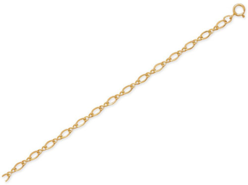 Image of 9"+1" 14/20 Gold-filled Figure 8 Chain Anklet