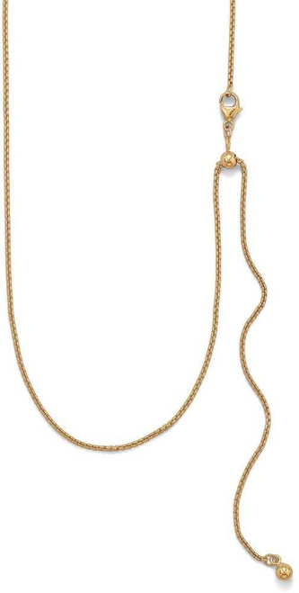 Image of Adjustable Gold-filled Round Box Chain