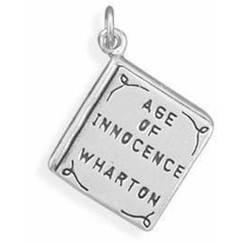 Image of Age of Innocence Book Charm 925 Sterling Silver