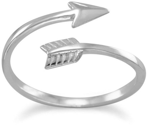 Image of Aim High Arrow Wrap Around Ring 925 Sterling Silver