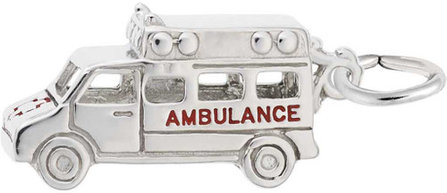 Image of Ambulance Charm (Choose Metal) by Rembrandt