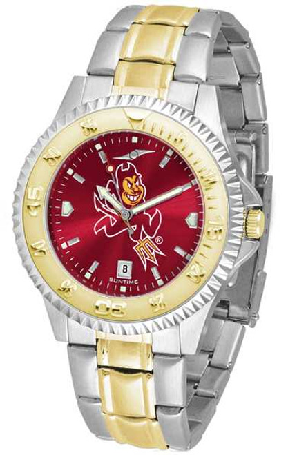 Image of Arizona State Sun Devils Competitor Two Tone AnoChrome Mens Watch