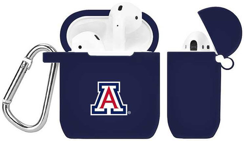Image of Arizona Wildcats Silicone Case Cover Compatible with Apple AirPods Battery Case - Navy Blue C-APA1-113