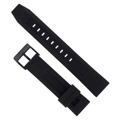 Image of ArmourLite - Replacement Black Silicone Band IRB100-BO for Isobrite T100 Watches 22mm
