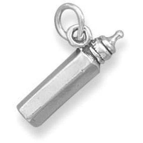 Image of Baby Bottle Charm 925 Sterling Silver