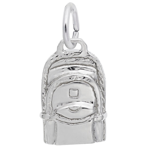 Image of Back Pack Charm (Choose Metal) by Rembrandt