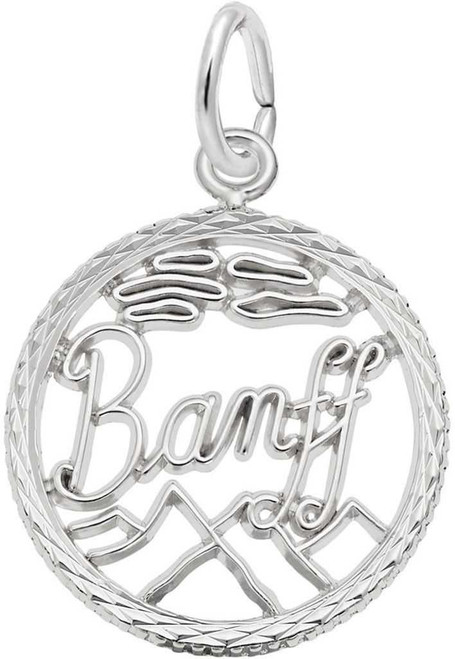 Image of Banff Faceted Charm (Choose Metal) by Rembrandt