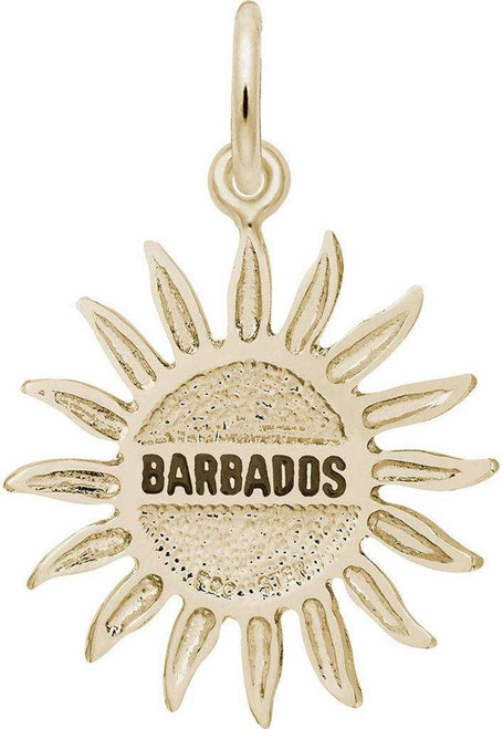 Image of Barbados Sun Large Charm (Choose Metal) by Rembrandt