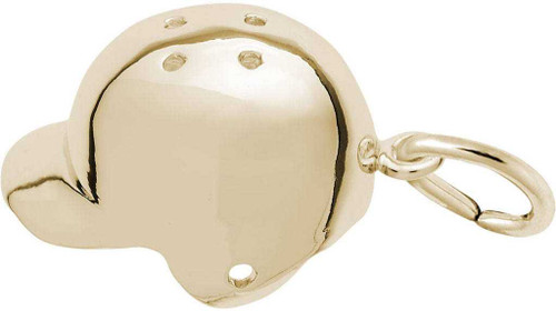 Image of Batting Helmet Charm (Choose Metal) by Rembrandt