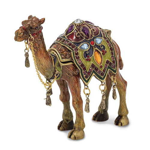 Image of Bejeweled Desert Camel Trinket Box
