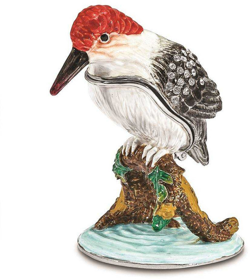 Image of Bejeweled WOODROW Woodpecker Trinket Box (Gifts)