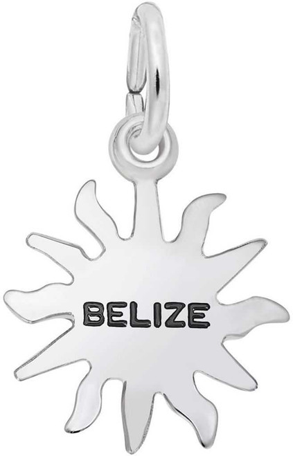 Image of Belize Sun Small Charm (Choose Metal) by Rembrandt