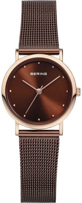 Image of Bering Time - Classic - Ladies Brown Milanese Mesh Watch (Womens) 13426-265