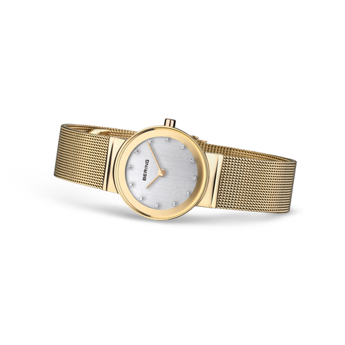 Bering Time - Classic - Ladies Gold Plated Mesh Watch 10126-334 (Womens) — additional view