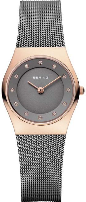 Image of Bering Time - Classic - Ladies Grey Mesh Watch 11927-369 (Womens)