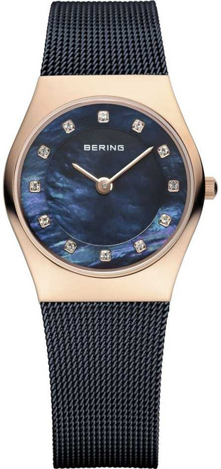 Image of Bering Time - Classic - Ladies Pink and Blue Milanese Mesh Watch w/s (Womens) 11927-367