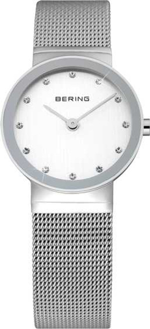 Image of Bering Time - Classic - Ladies Silver-Tone Mesh Watch 10126-000 (Womens)